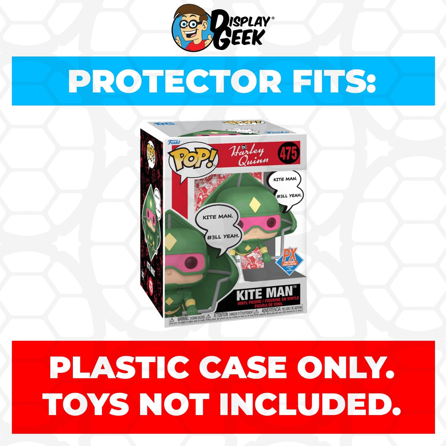 Pop Protector for Kite Man #475 Funko Pop Premium
