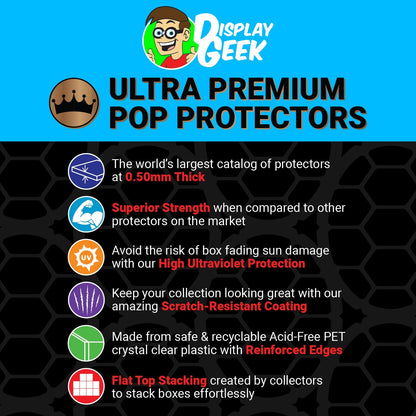 Pop Protector for Funko Pop Rides Lobo on the Spacehog #317 Box