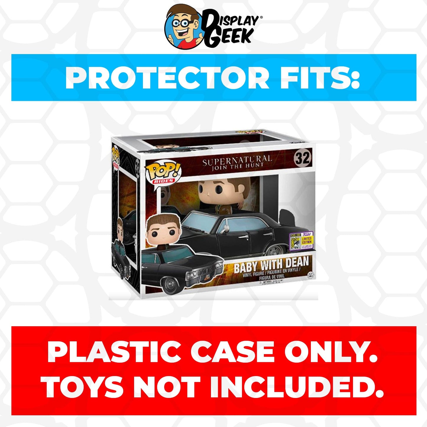 Pop Protector for Baby with Dean SDCC #32 Funko Pop Rides