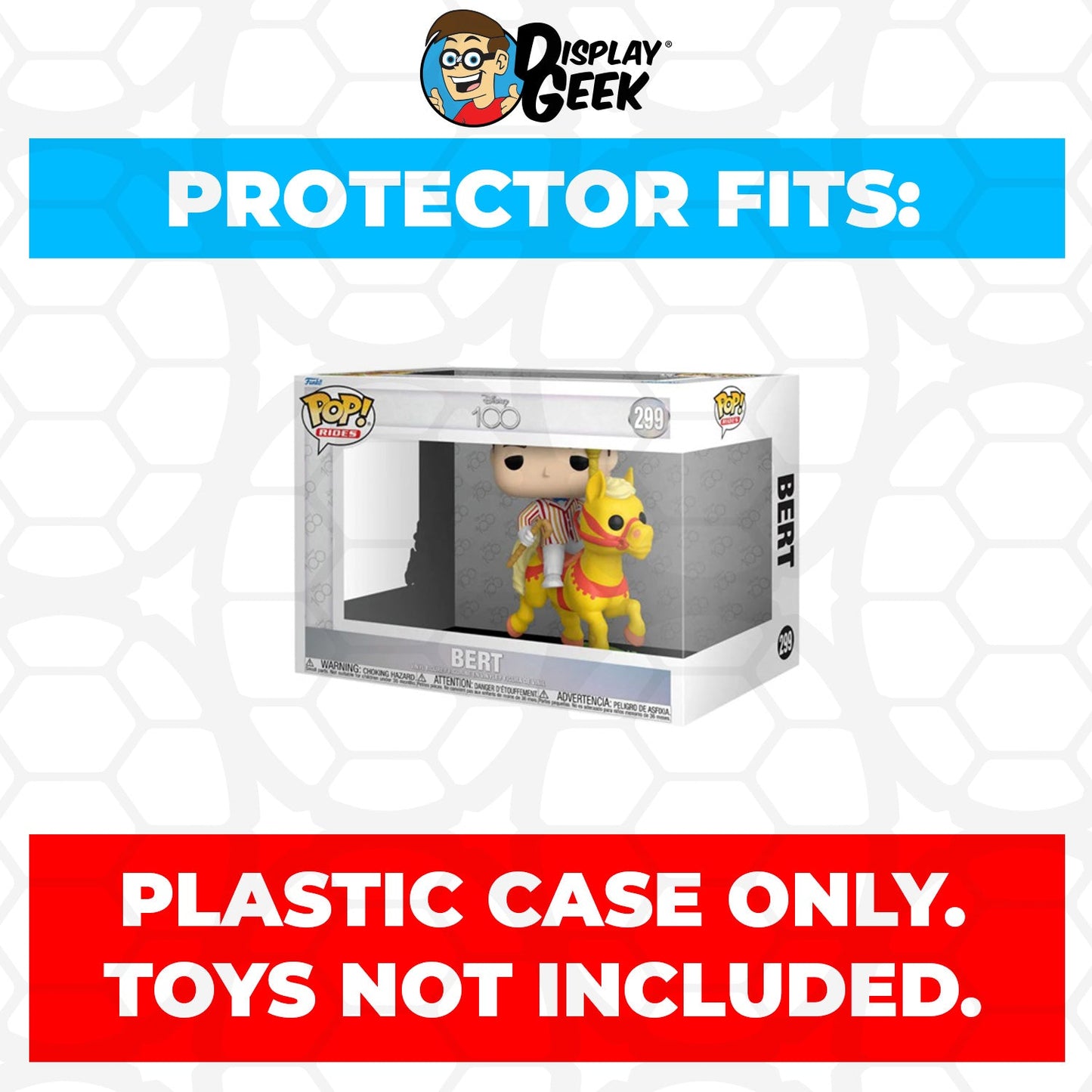 Pop Protector for Bert on Carousel Horse #299 Funko Pop Rides