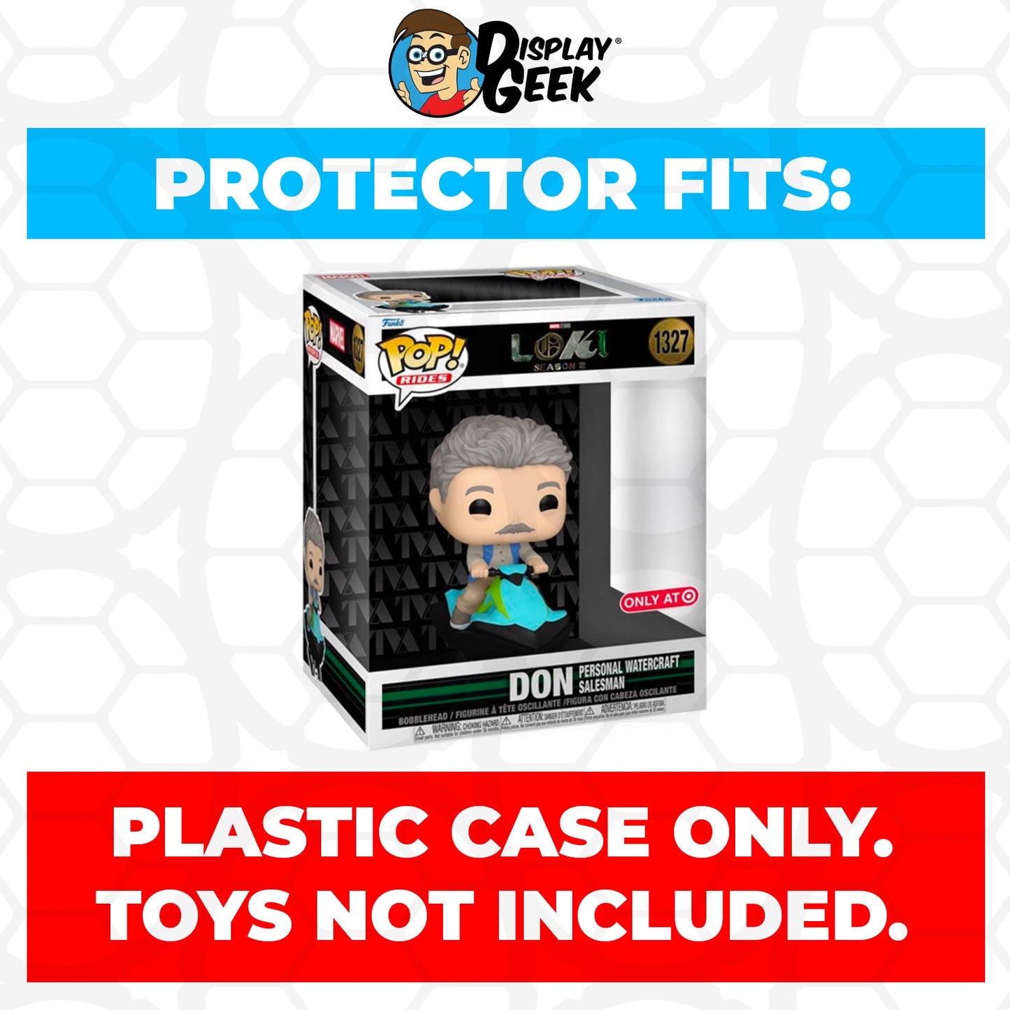 Pop Protector for Don Personal Watercraft Salesman #1327 Funko Pop Rides Deluxe