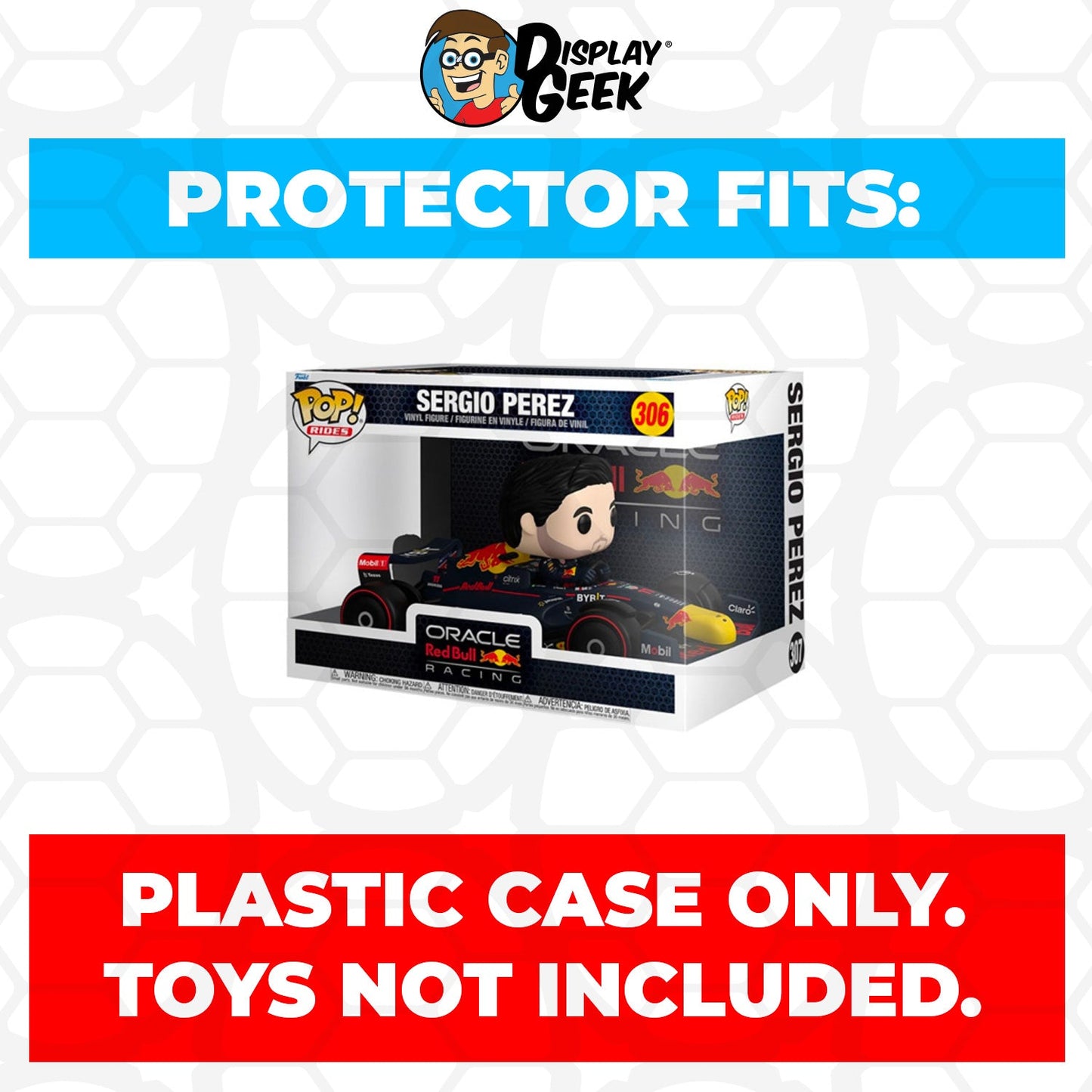 Pop Protector for Formula 1 Sergio Perez #306 Funko Pop Rides