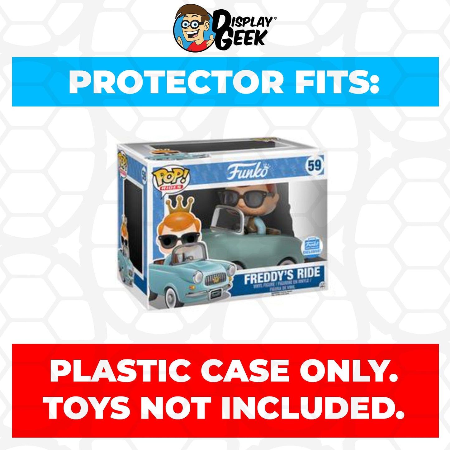 Pop Protector for Freddy's Ride Blue #59 Funko Pop Rides
