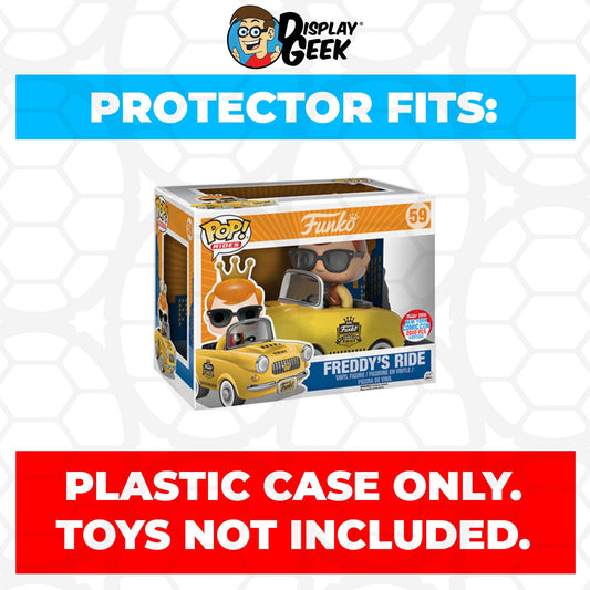 Pop Protector for Freddy's Ride Yellow Taxi NYC #59 Funko Pop Rides