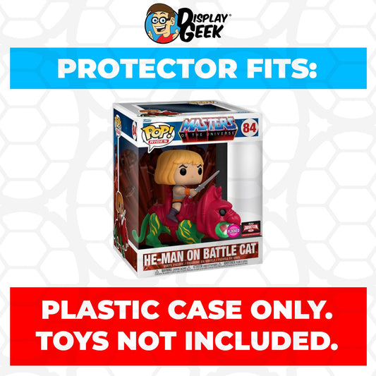 Pop Protector for He-Man on Battle Cat Flocked #84 Funko Pop Rides
