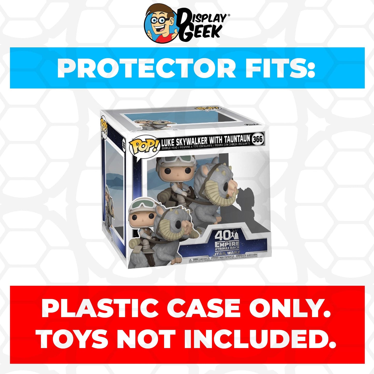 Pop Protector for Luke Skywalker with TaunTaun #366 Funko Pop Rides