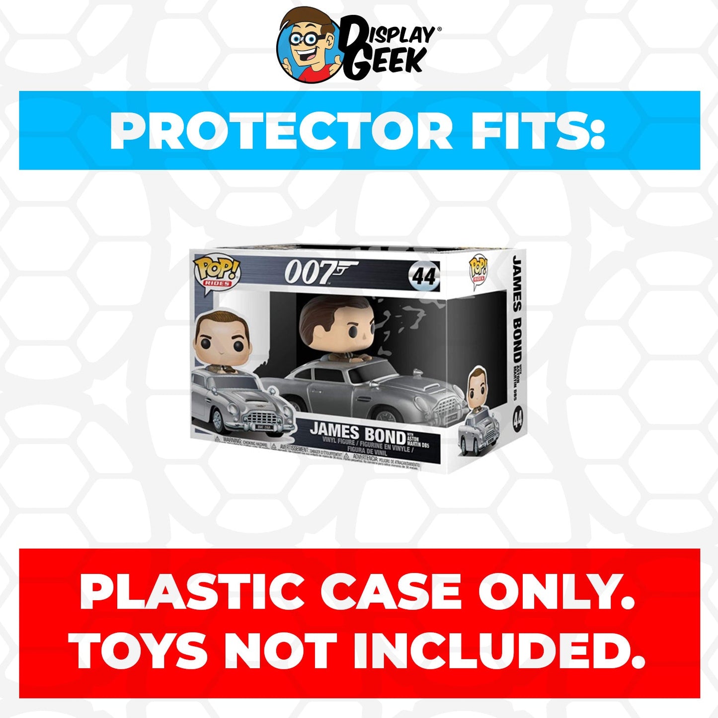 Pop Protector for James Bond with Aston Martin DB5 #44 Funko Pop Rides