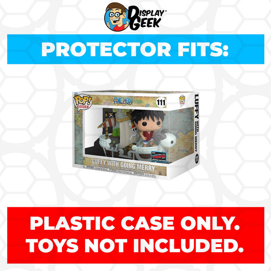 Pop Protector for One Piece Luffy with Going Merry NYCC #111 Funko Pop Rides