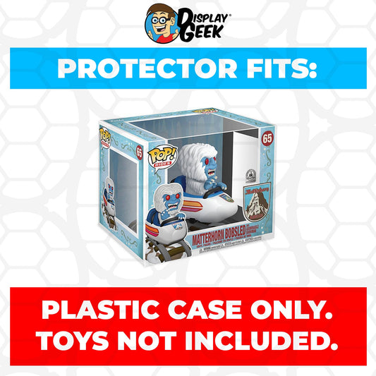 Pop Protector for Matterhorn Bobsled and Abominable Snowman #65 Funko Pop Rides