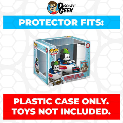 Pop Protector for Matterhorn Bobsled and Mickey Mouse NYCC #66 Funko Pop Rides