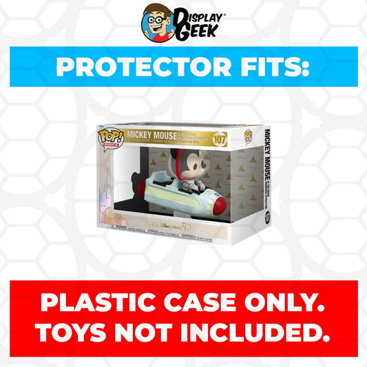 Pop Protector for Mickey Mouse Space Mountain Attraction #107 Funko Pop Rides