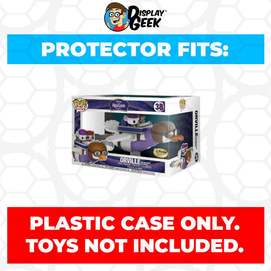 Pop Protector for Orville with Miss Bianca and Bernard #38 Funko Pop Rides