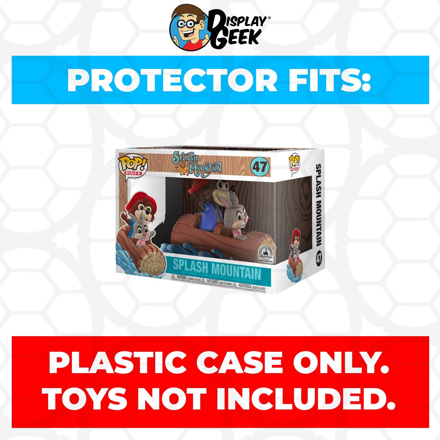 Pop Protector for Splash Mountain Log Flume #47 Funko Pop Rides