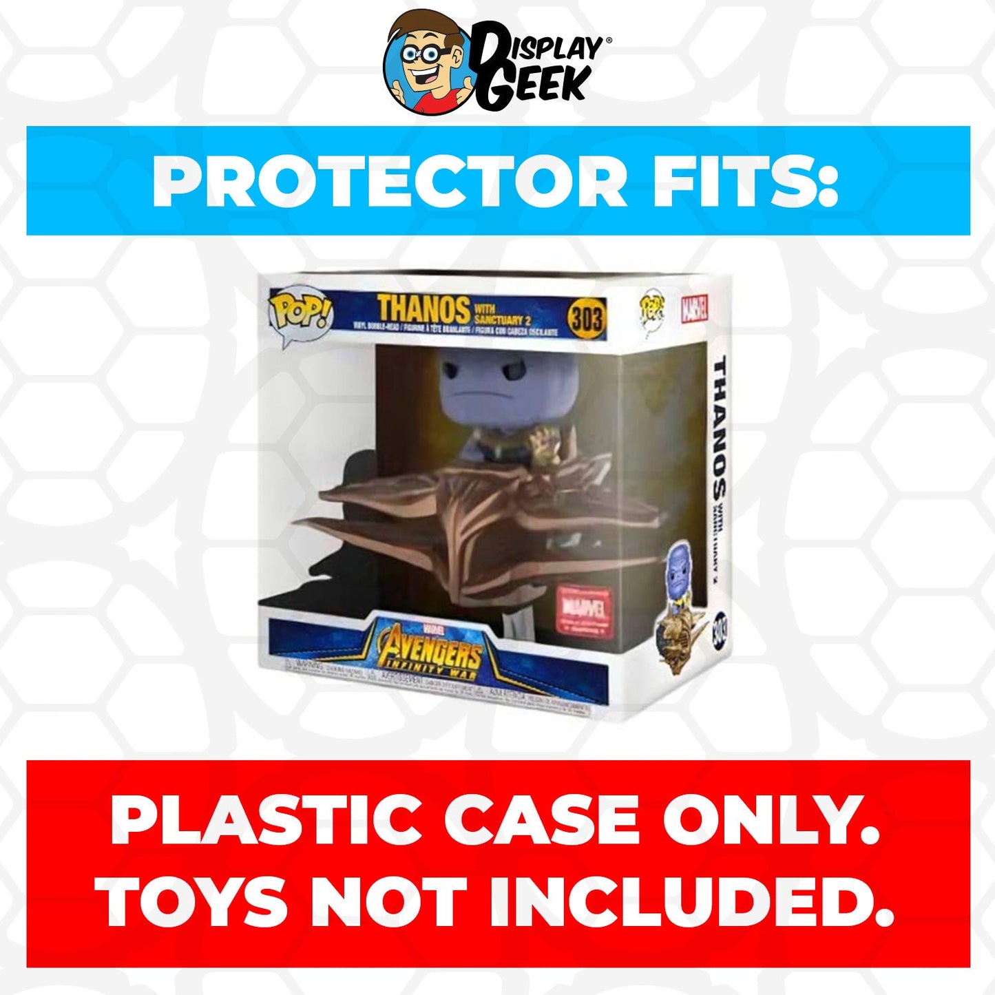 Pop Protector for Thanos With Sanctuary 2 #303 Funko Pop Rides