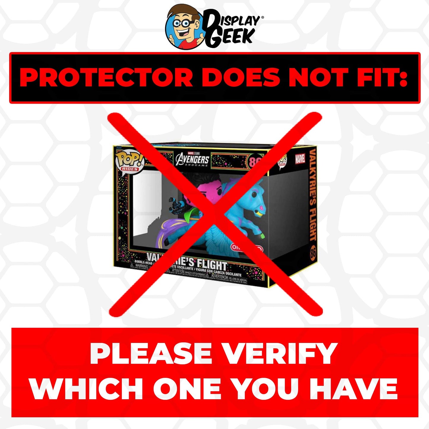 Pop Protector for Valkyrie's Ride #86 Funko Pop Rides