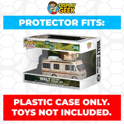 Pop Protector for Funko Pop Rides Walt with the Crystal Ship #310 Box