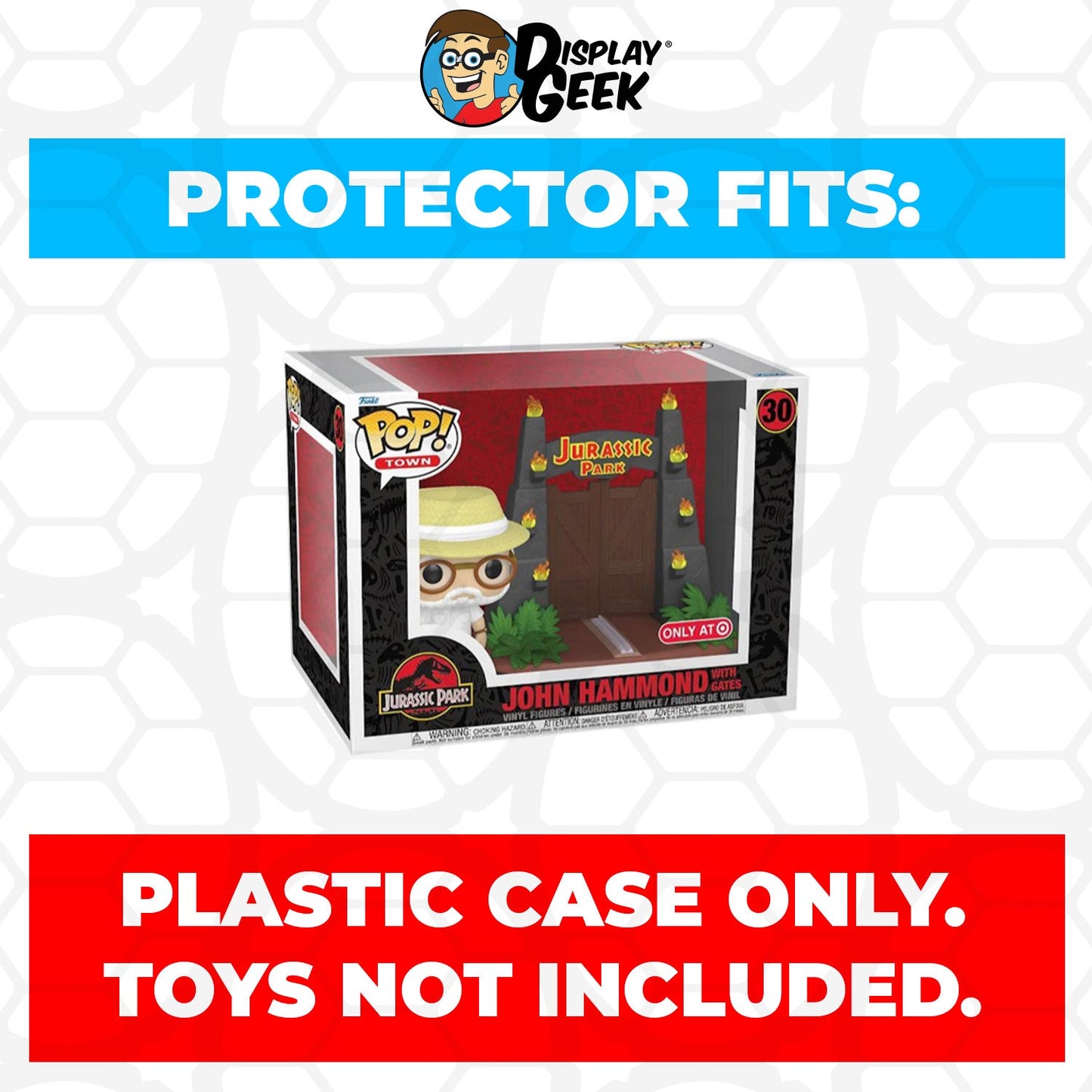 Pop Protector for John Hammond with Gates #30 Funko Pop Town
