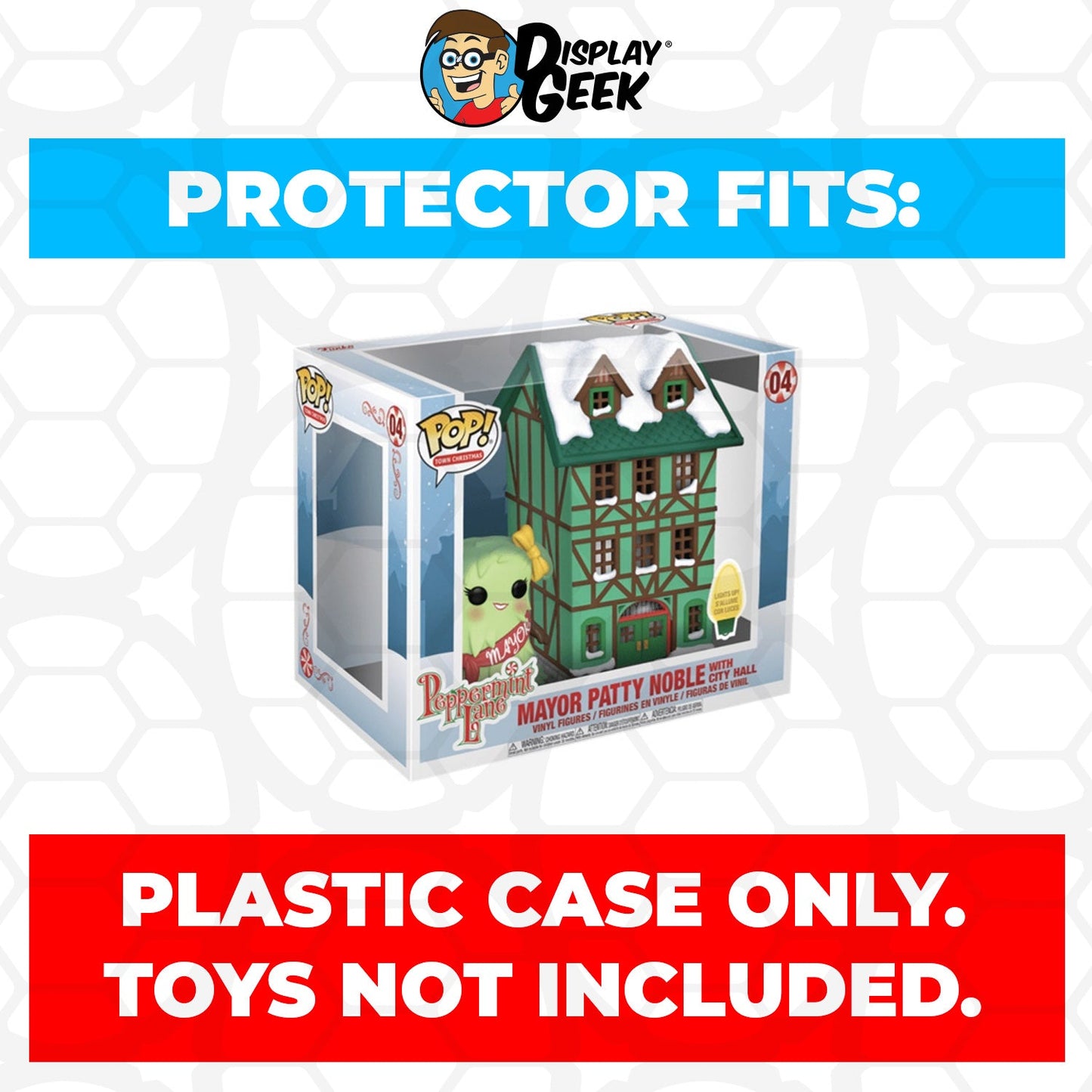 Pop Protector for Mayor Patty Noble with City Hall #04 Funko Pop Town