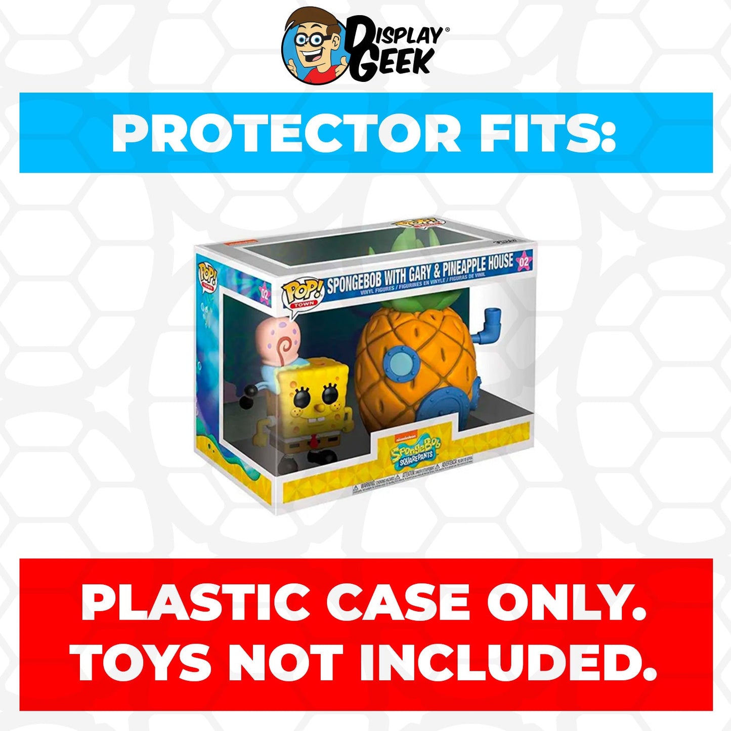 Pop Protector for Spongebob with Gary & Pineapple House #02 Funko Pop Town