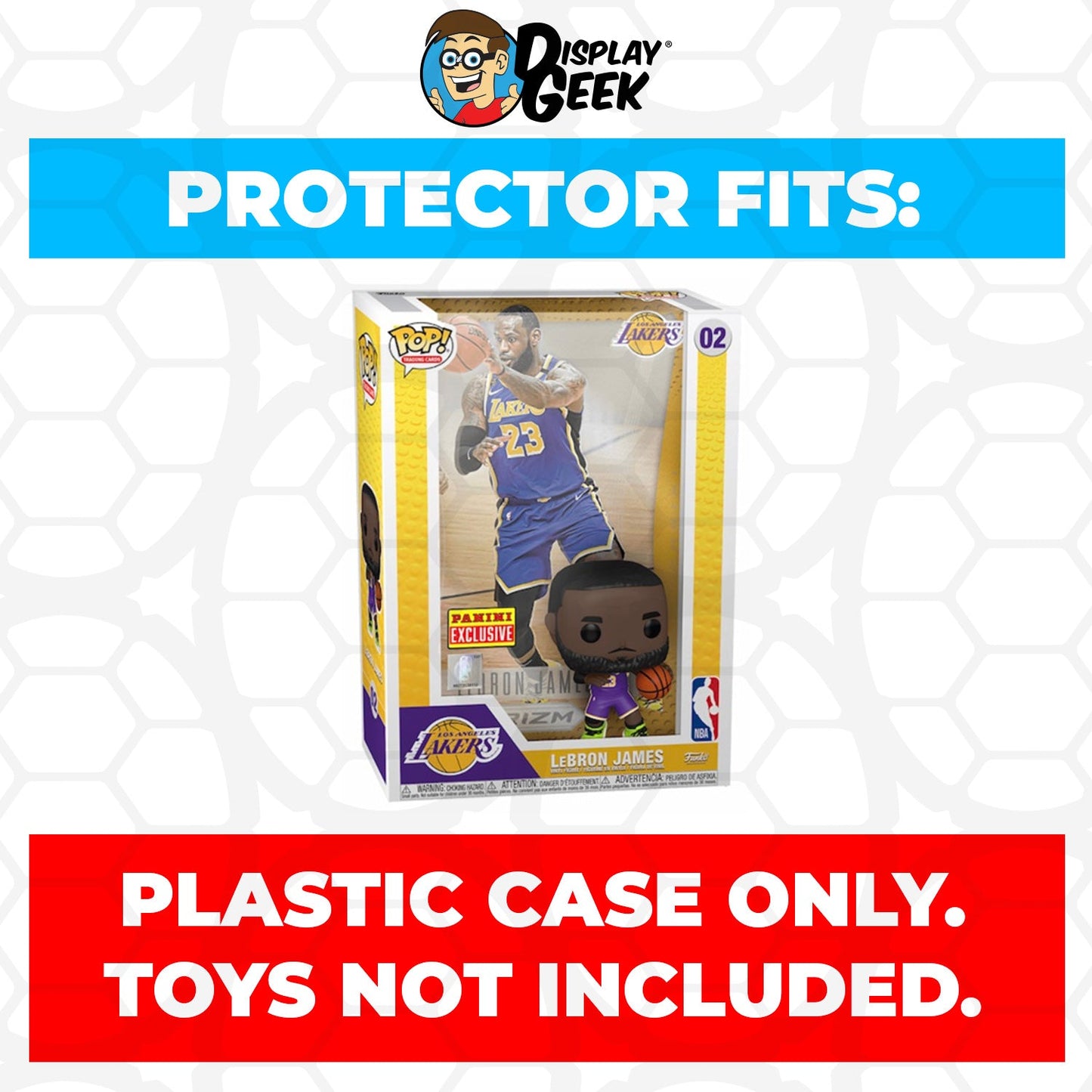Pop Protector for LeBron James Los Angeles Lakers #02 Funko Trading Cards