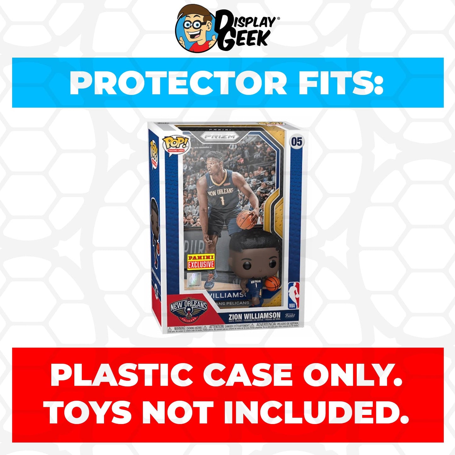Pop Protector for Zion Williamson New Orleans Pelicans #05 Funko Trading Cards