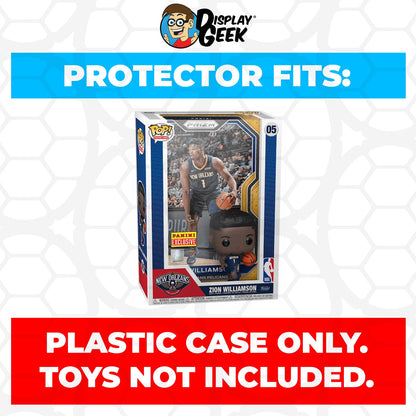 Pop Protector for Zion Williamson New Orleans Pelicans #05 Funko Trading Cards