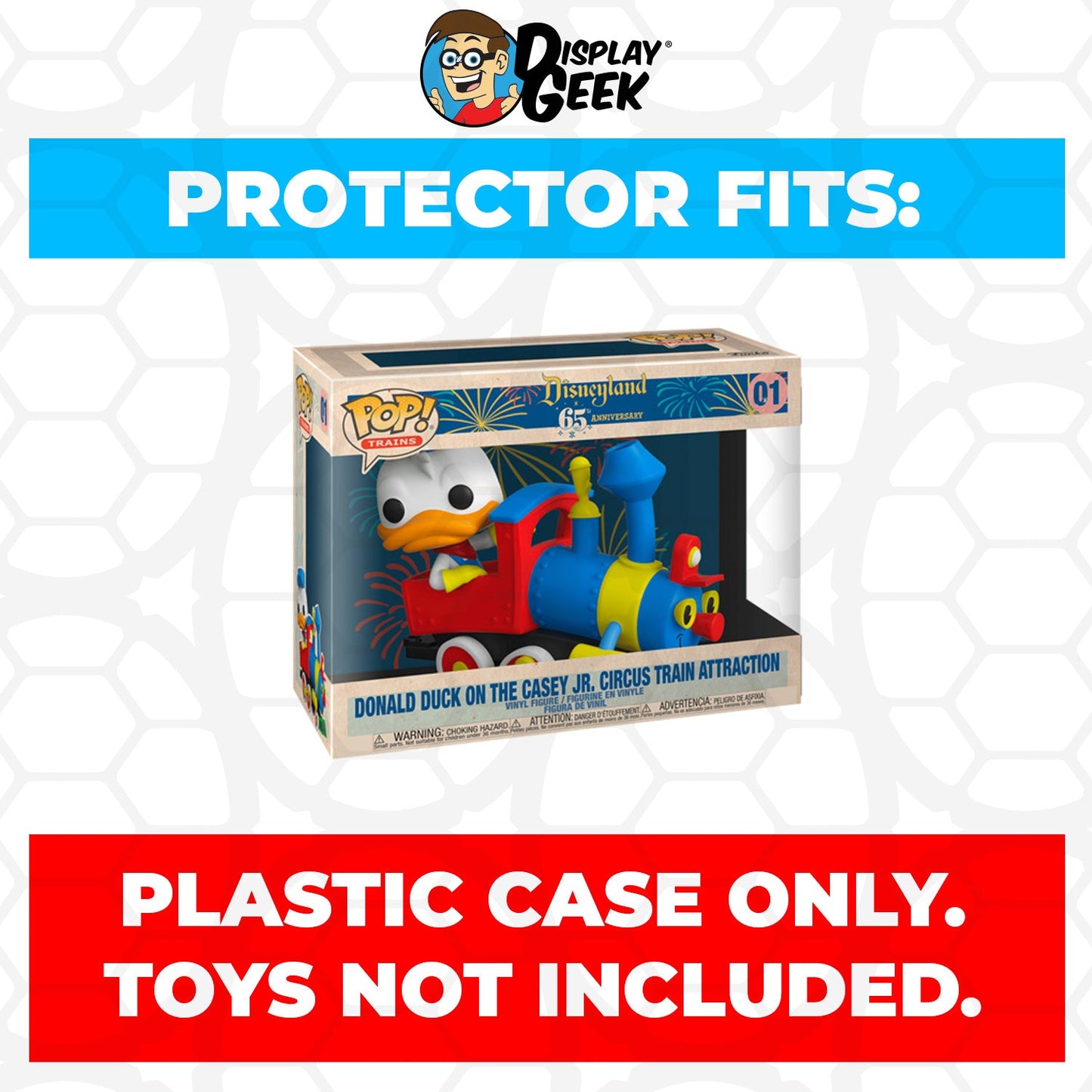 Pop Protector for Donald Duck on the Casey Jr. Circus Train Funko Pop Trains