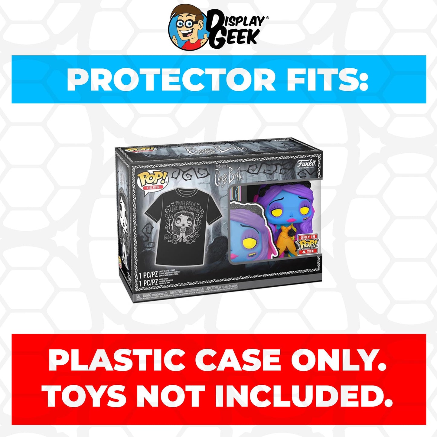 Pop Protector for Pop & Tee Corpse Bride Emily Blacklight #1370 Funko Box