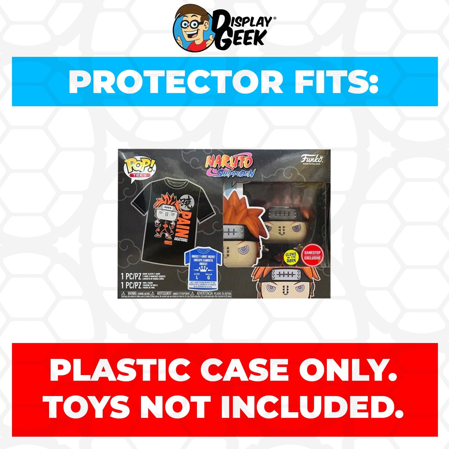 Pop Protector for Pop & Tee Pain Akatsuki Glow #934 Funko Box