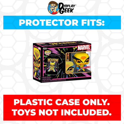 Pop Protector for Pop & Tee Wolverine Blacklight #802 Funko Box