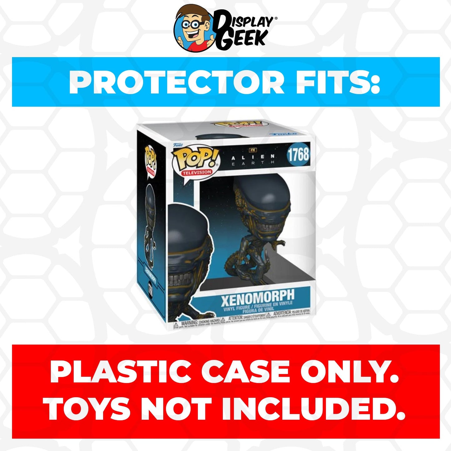 Pop Protector for 6 inch Xenomorph #1768 Super Size Funko Pop