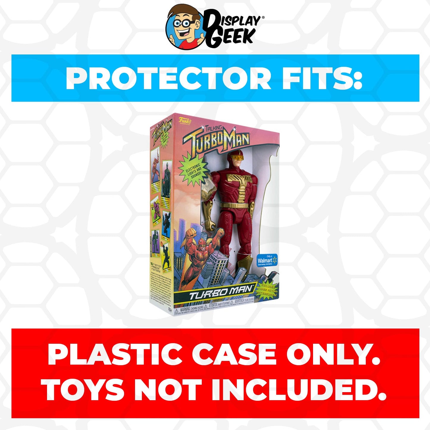 Pop Protector for Talking Turbo Man Action FIgure Funko