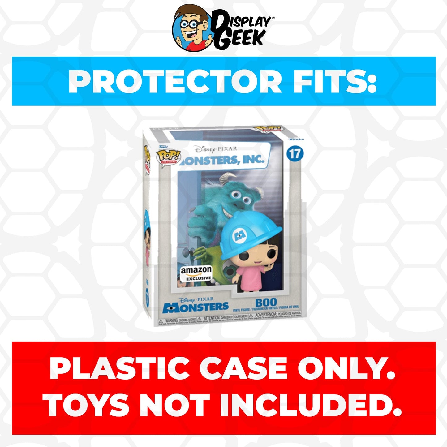 Pop Protector for Monsters Inc Boo #17 Funko Pop VHS Covers