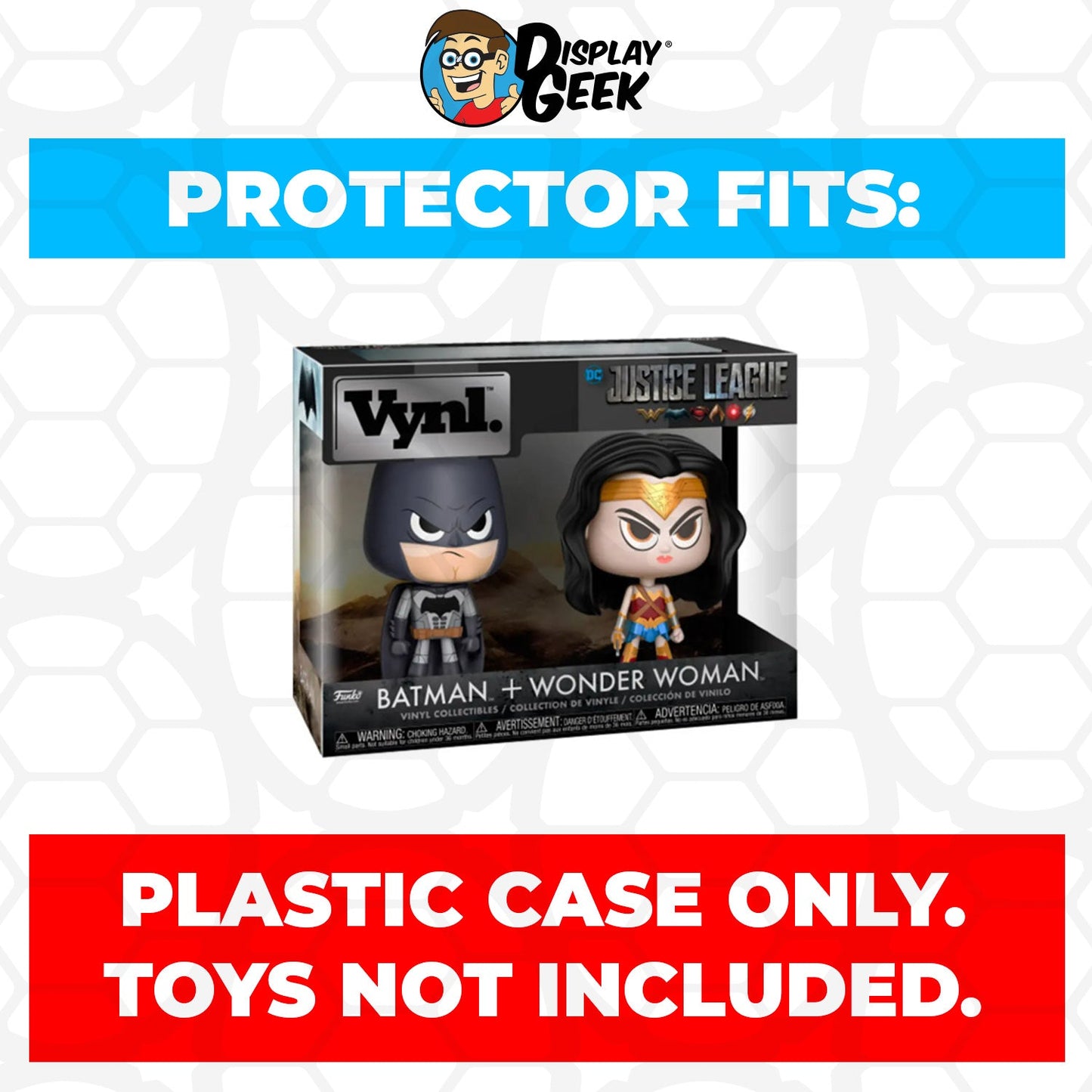 Pop Protector for Vynl 2 Pack Batman & Wonder Woman Funko