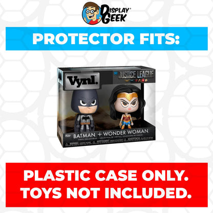 Pop Protector for Vynl 2 Pack Batman & Wonder Woman Funko