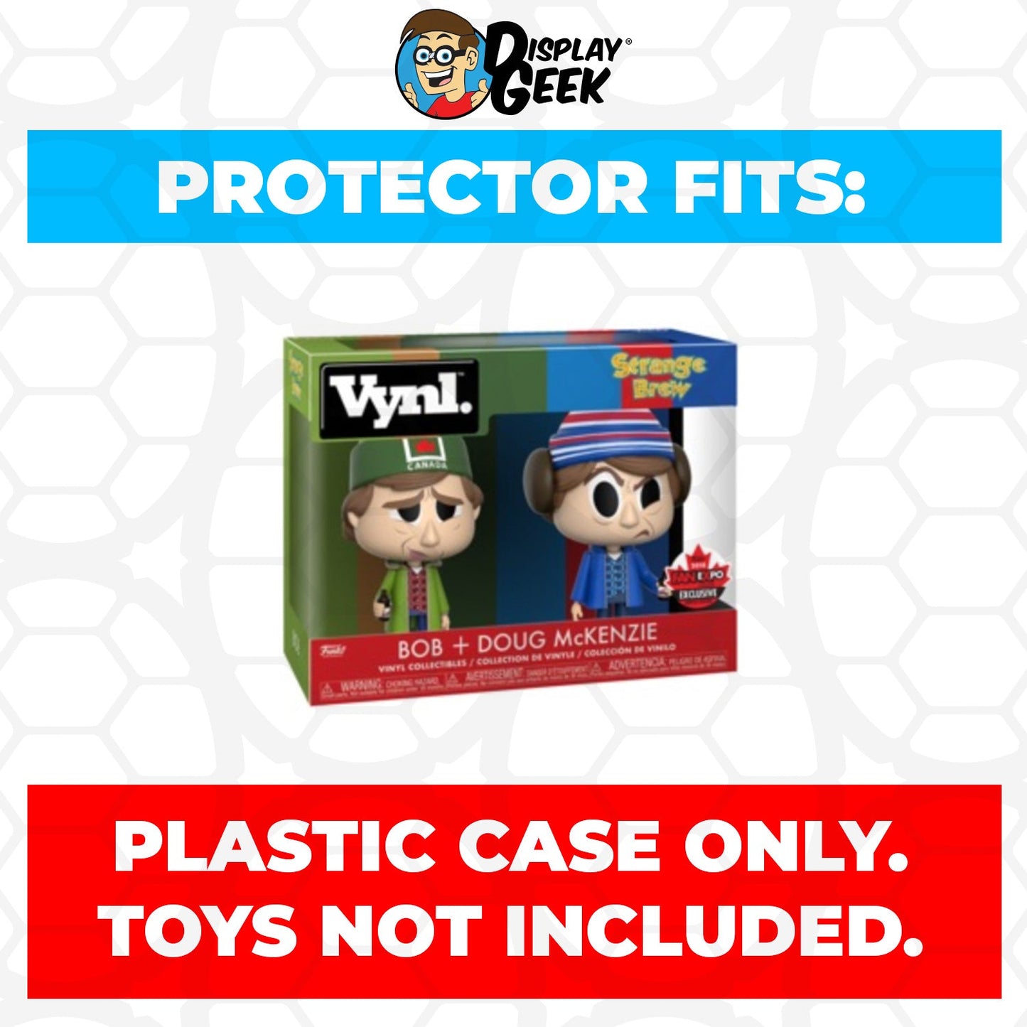 Pop Protector for Vynl 2 Pack Bob & Doug McKenzie Funko