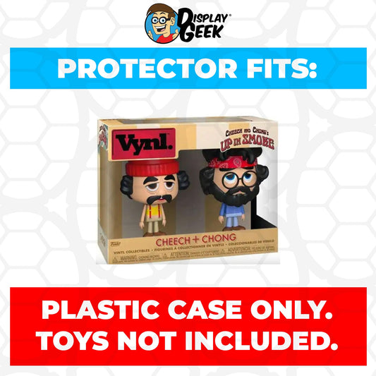 Pop Protector for Vynl 2 Pack Cheech & Chong Funko