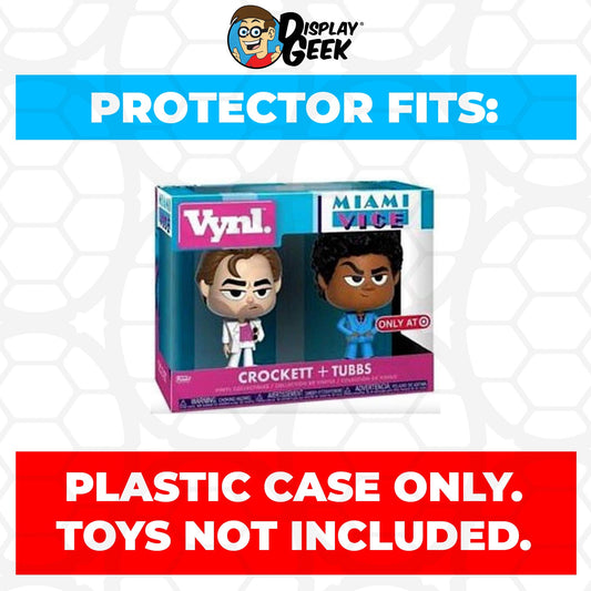 Pop Protector for Vynl 2 Pack Crockett & Tubbs Funko