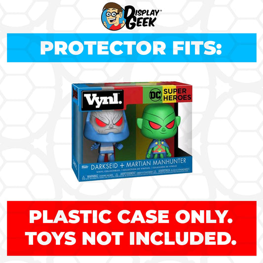 Pop Protector for Vynl 2 Pack Darkseid & Martian Manhunter Funko