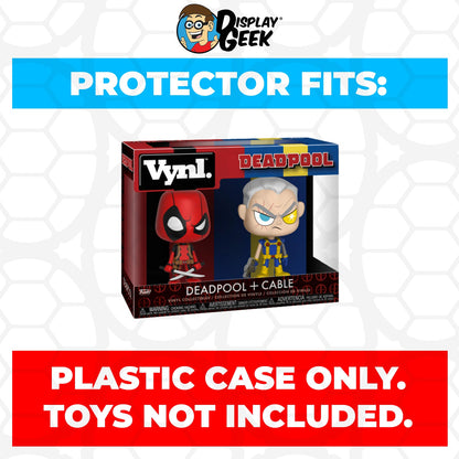Pop Protector for Vynl 2 Pack Deadpool & Cable Funko