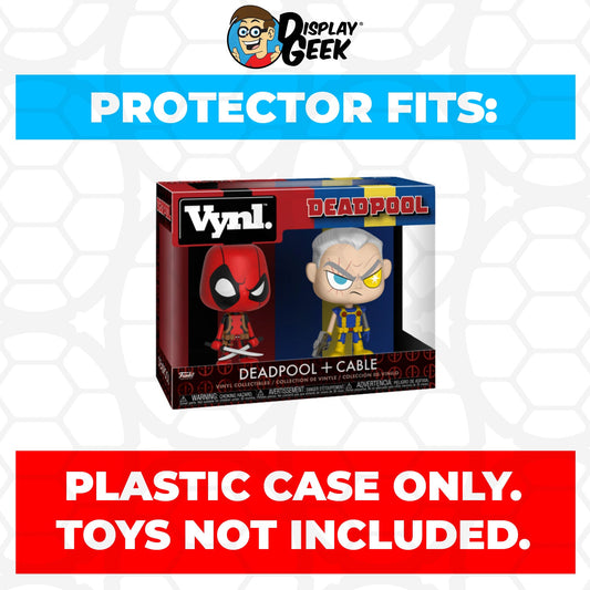 Pop Protector for Vynl 2 Pack Deadpool & Cable Funko