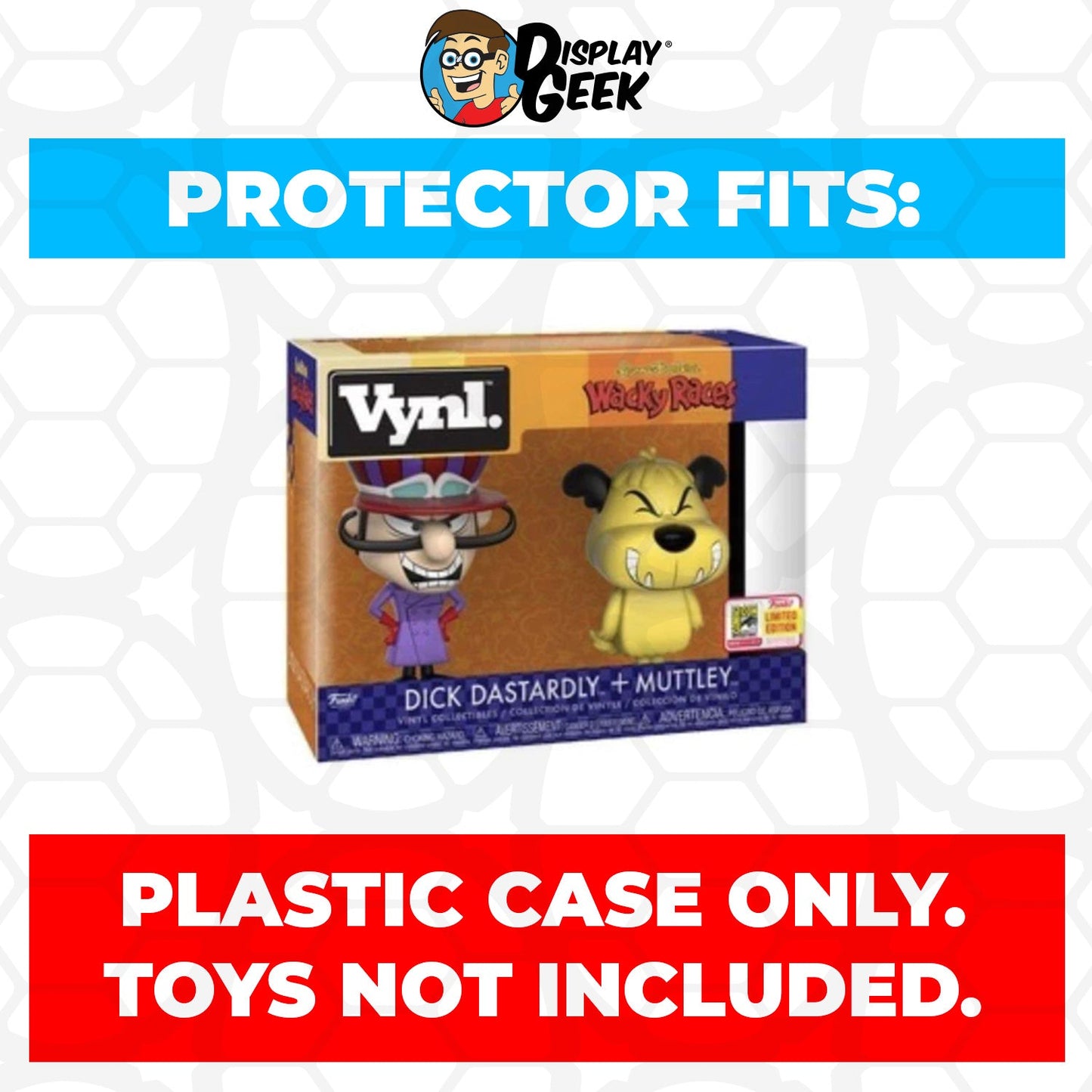 Pop Protector for Vynl 2 Pack Dick Dastardly & Muttley SDCC Funko