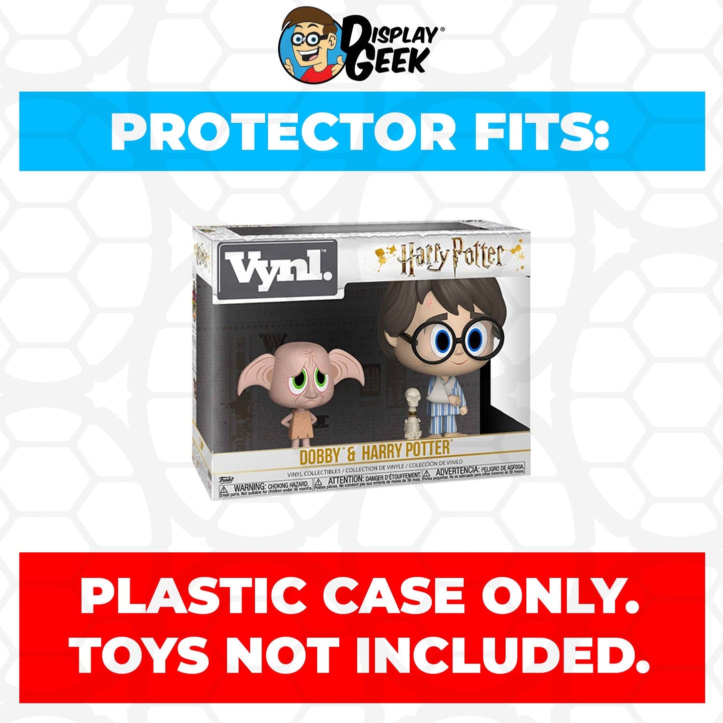 Pop Protector for Vynl 2 Pack Dobby & Harry Potter Injured Funko