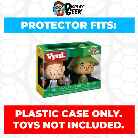 Pop Protector for Vynl 2 Pack Dorothy & Toto & Scarecrow Funko