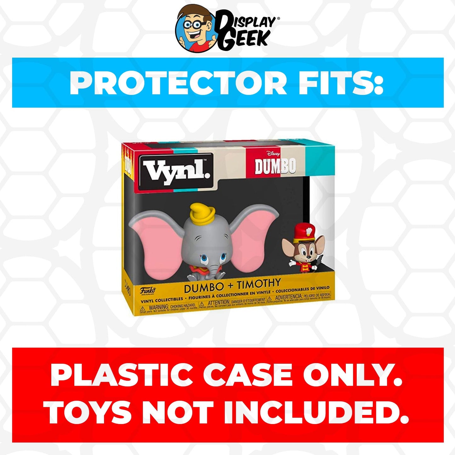 Pop Protector for Vynl 2 Pack Dumbo & Timothy Funko