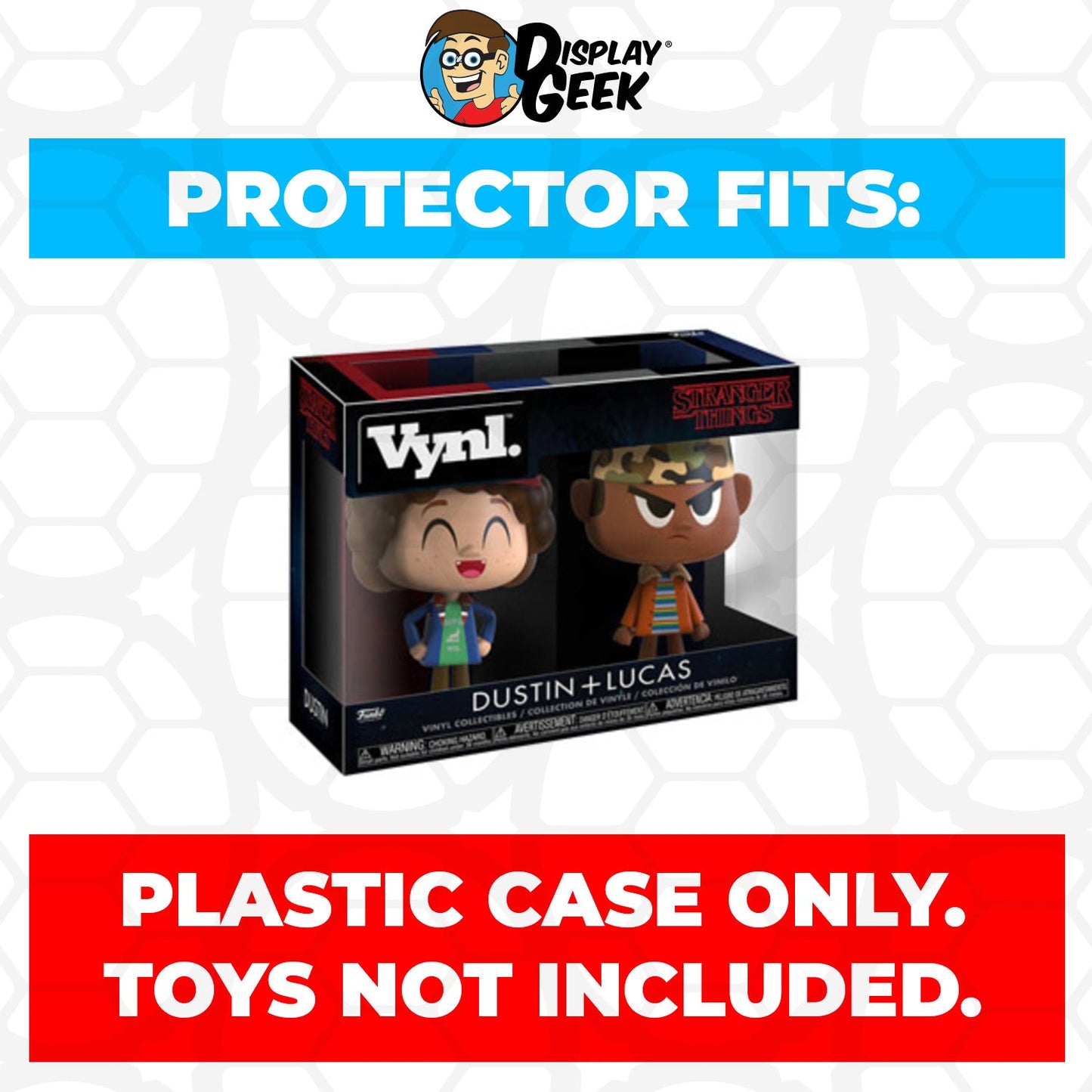 Pop Protector for Vynl 2 Pack Dustin & Lucas Funko