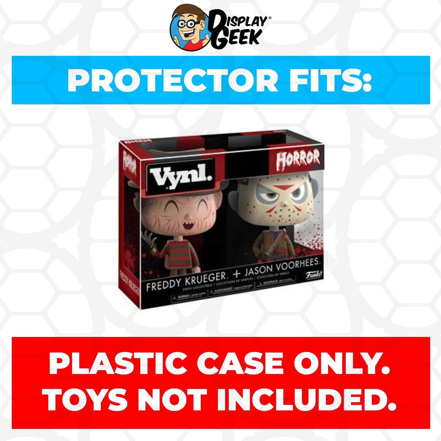 Pop Protector for Vynl 2 Pack Freddy Krueger & Jason Voorhees Funko