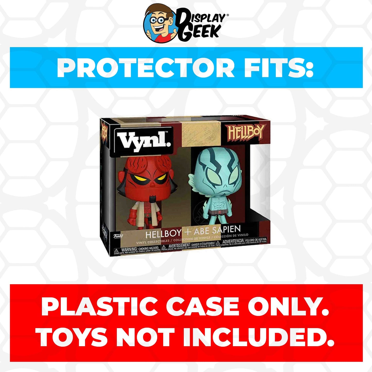 Pop Protector for Vynl 2 Pack Hellboy & Abe Sapien Funko