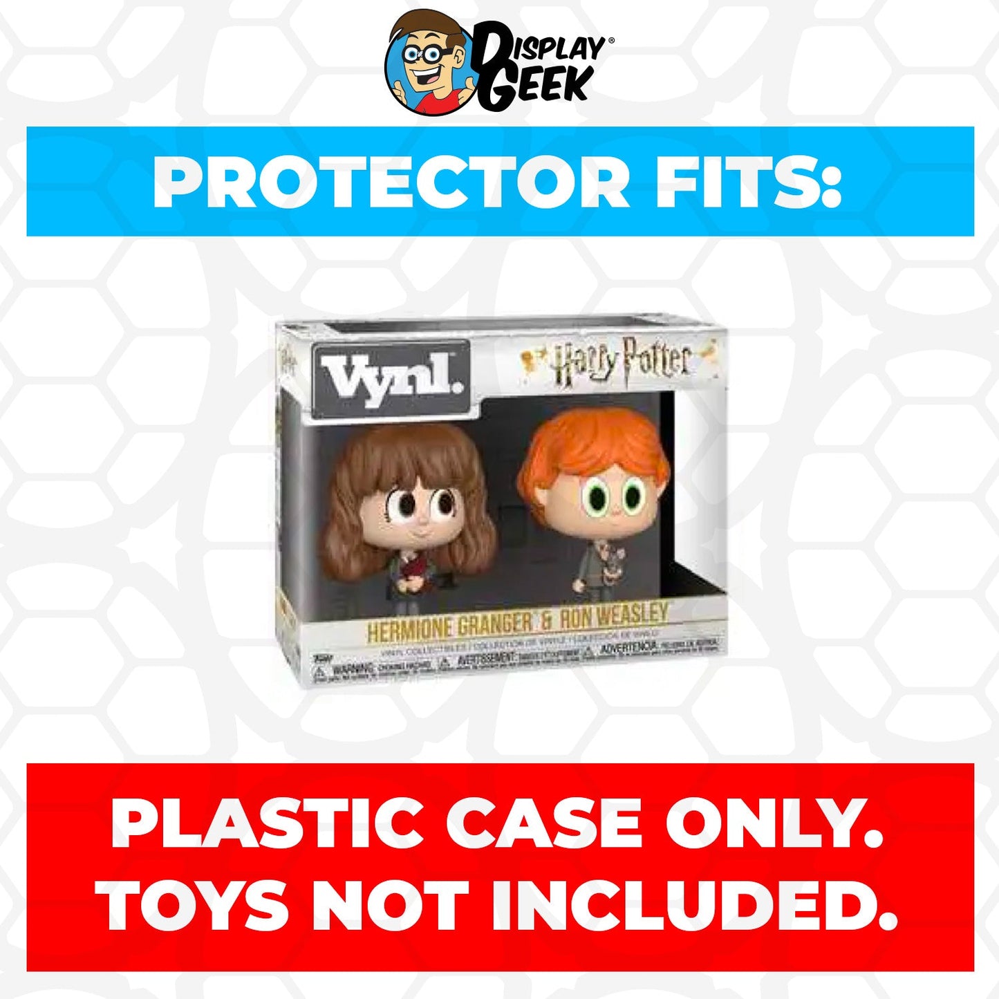 Pop Protector for Vynl 2 Pack Hermione Granger & Ron Weasley Funko