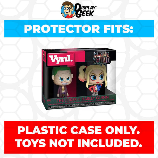 Pop Protector for Vynl 2 Pack The Joker & Harley Quinn Funko